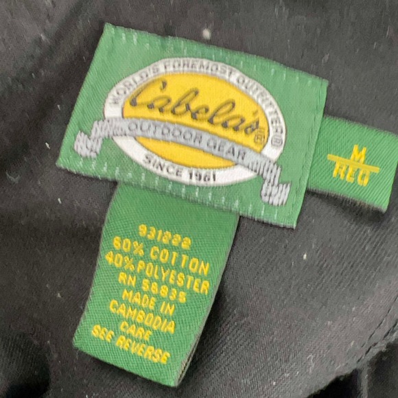 Cabelas Open Country Camouflage Cargo Pants Mesh Lined Outdoor Hunting M EUC - Picture 7 of 9